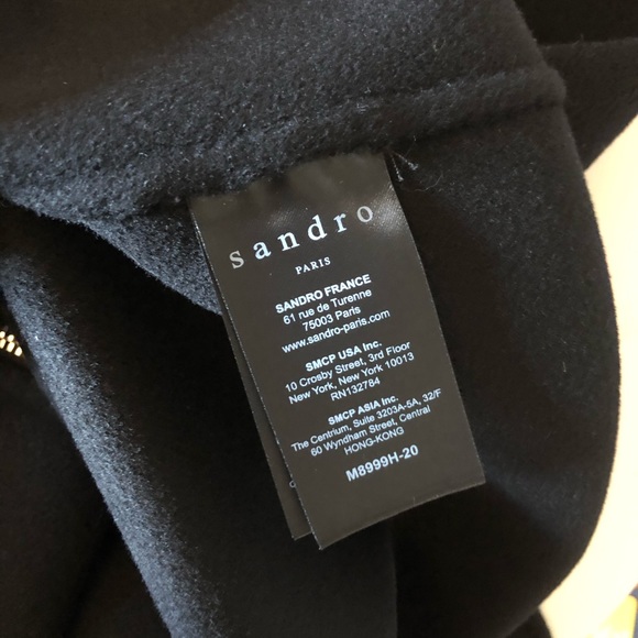 NWT Sandro wool cape - Picture 6 of 9